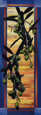 Olive Oil Label Collage