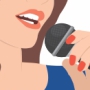 Woman with Mic